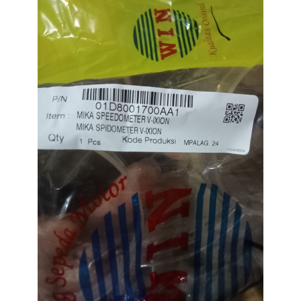 MIKA SPEEDOMETER VIXION MIKA SPIDOMETER