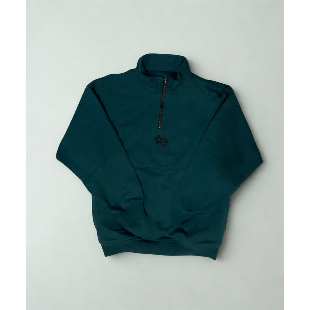 ERIGO Half Zip Utility Jacket | Lumley Peacock Blue