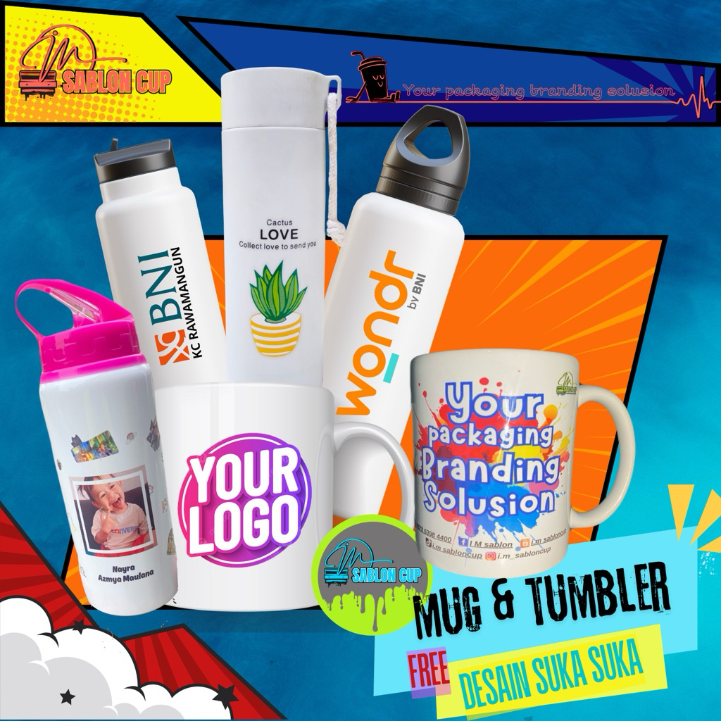SABLON GELAS MUG / SABLON CUSTUM GELAS MUG / GELAS MUG CUSTUM