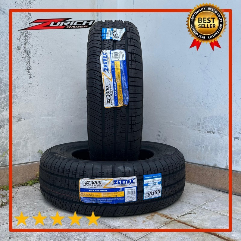 Ban Mobil 185 70 R14 Merek Zeetex Zt3000 Ukuran 185/70 R14 Tubles