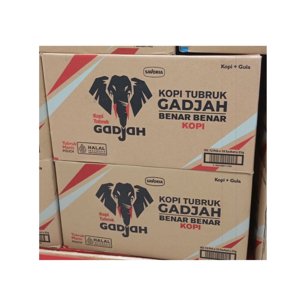 

KOPI TUBRUK GAJAH KOPI+GULA ISI 1 DUS @12 RENCENG