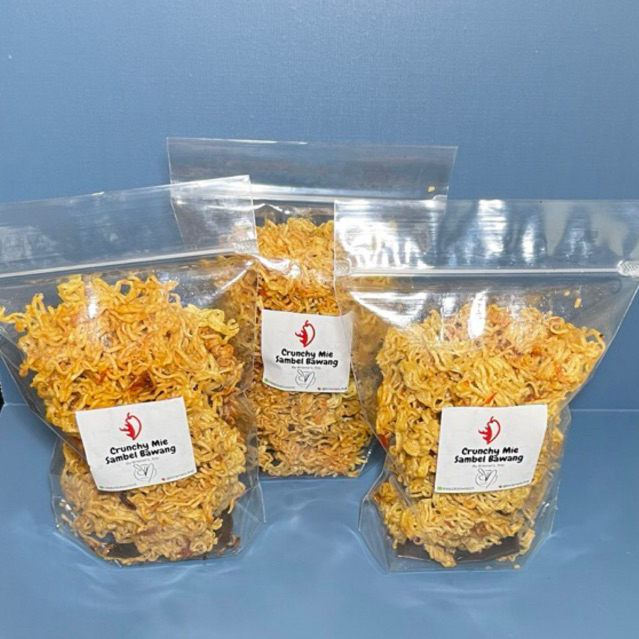

Bundling isi 3 crunchy mie kriting sambel bawang