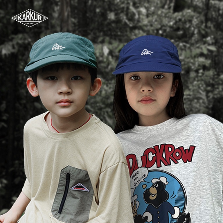 KODE K25Y Topi Baseball Anak laki laki perempuan umur 1 6 Tahun parasut premium  Karkur Classic