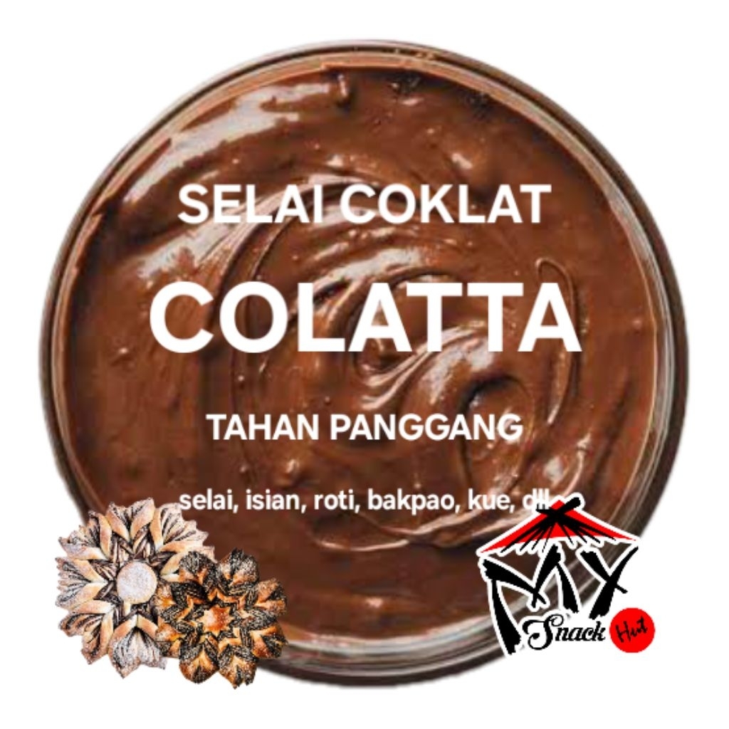 

COLATTA CHOCO FILLING 250GR SELAI ISIAN COKLAT COKELAT CHOCOLATE KOLATA COLATA ROTI KUE DONAT HALAL