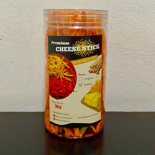 

Cheese Stick Homemade By Dian - Balado (280gr)