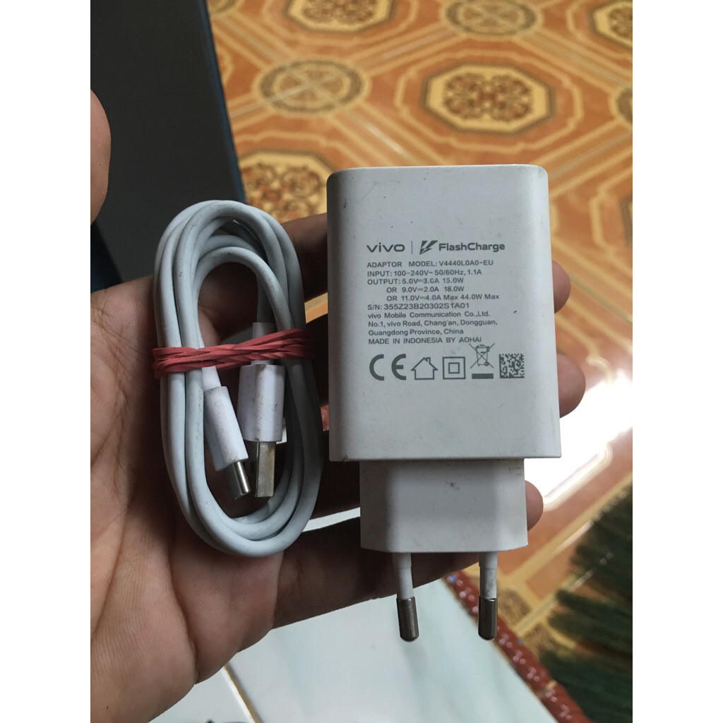 Charger Vivo 44 watt Copotan Hp