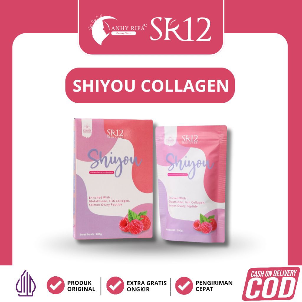Shiyou Collagen Drink SR12 Minuman Kolagen Perawatan Kulit dari Dalam Rambut dan Kuku