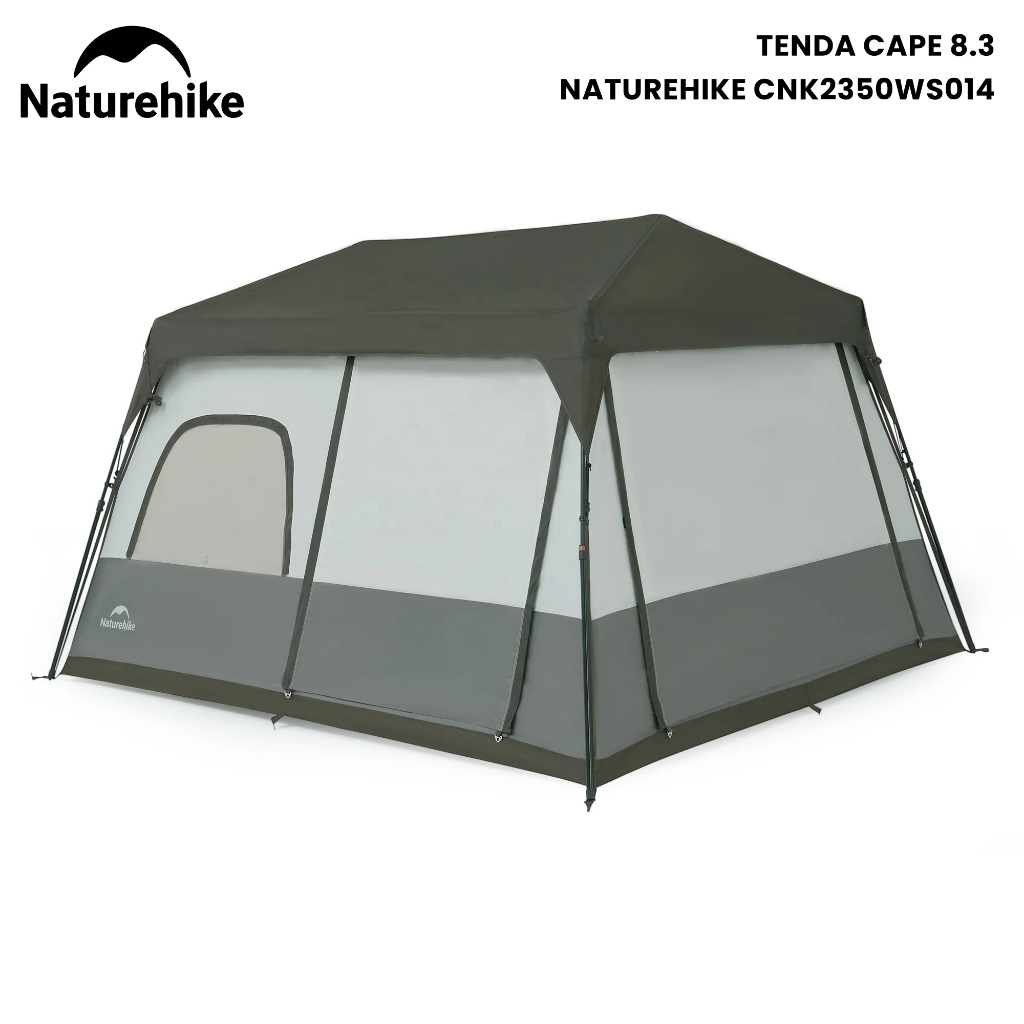 Tenda Otomatis Camping Cape 8.3 Naturehike CNK2350WS014 Tenda 6P Automatic Keluarga 6 Orang Outdoor 
