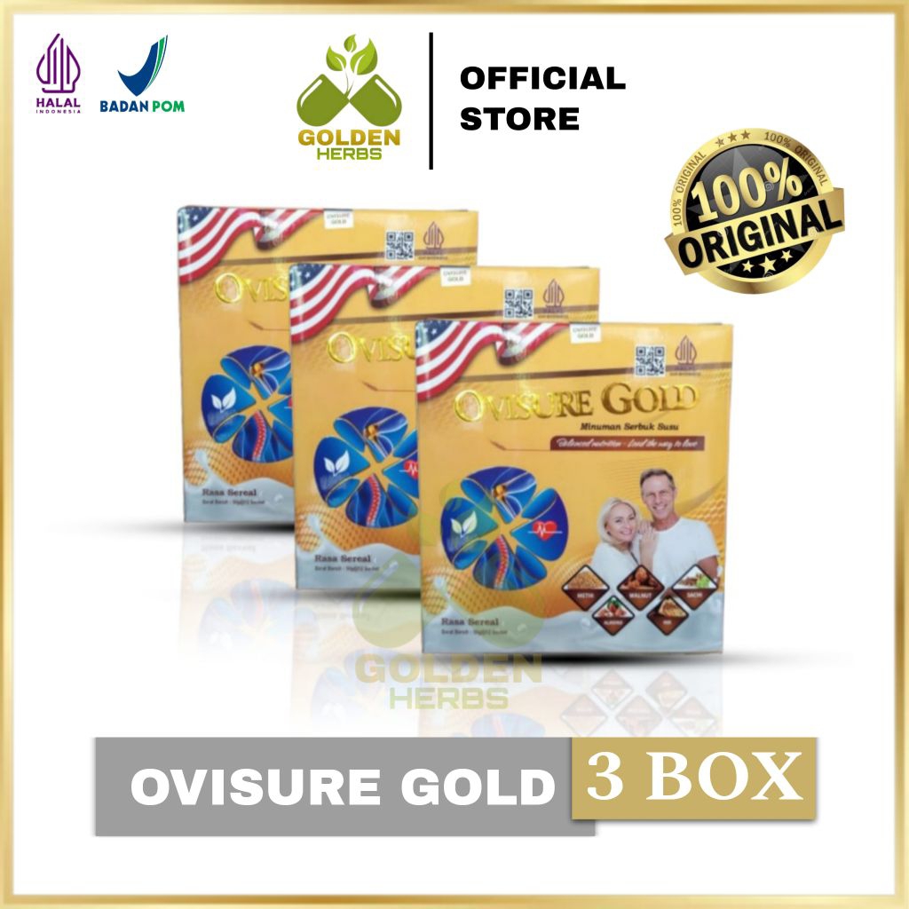 

Ovisure Gold 3 Box Original Milk Usa Untuk Tulang Dan Sendi