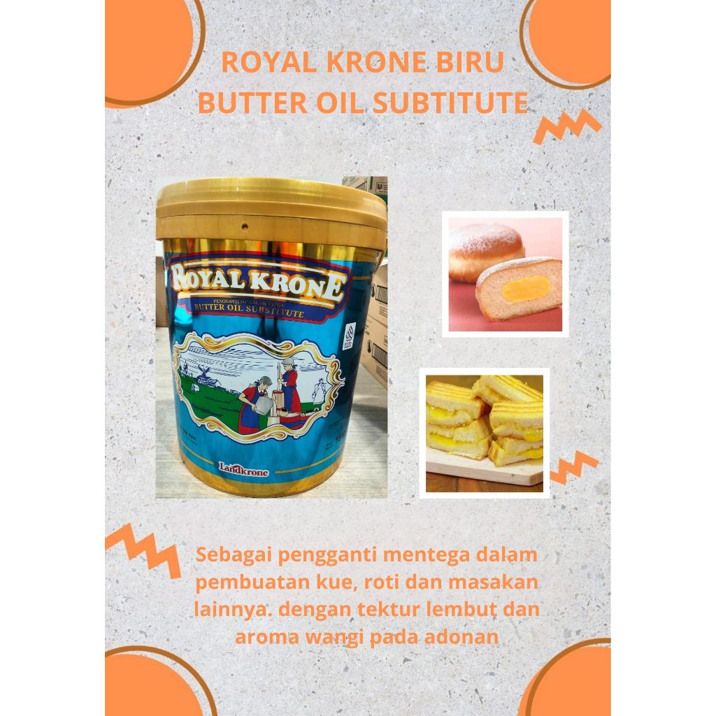 

ROYAL KRONE Biru Butter oil subtitute 18 kg