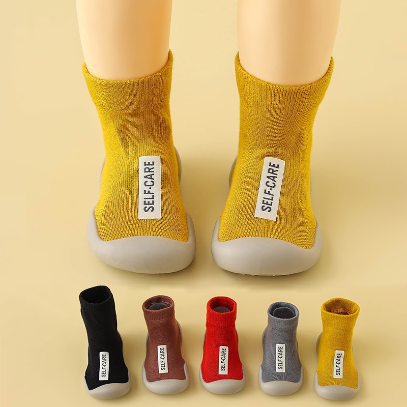 •Storeme.id• SP2026 Sepatu Bayi Prewalker Anti Slip Shoes Balita Kaos Kaki Anak Perempuan Laki Laki