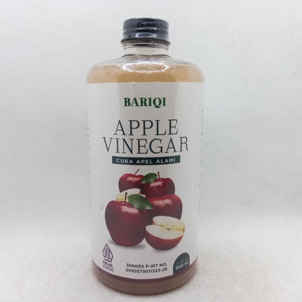

Cuka Apel BARIQI Murni Original 500ml Organik Dengan Batu Malang Anti Kolesterol Asam Urat, Herbal Stamina Exstra Virgin