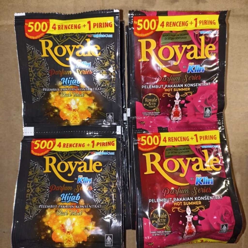 Royale Parfum Series Pelembut dan Pewangi Pakaian Sachet