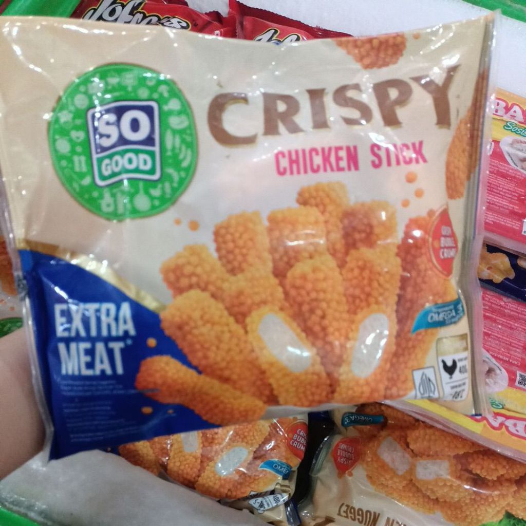 

so good nuget crispy chicken stik 400gr