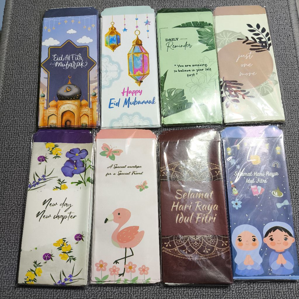 

Amplop Lebaran Jumbo ESTETIK 7X15cm