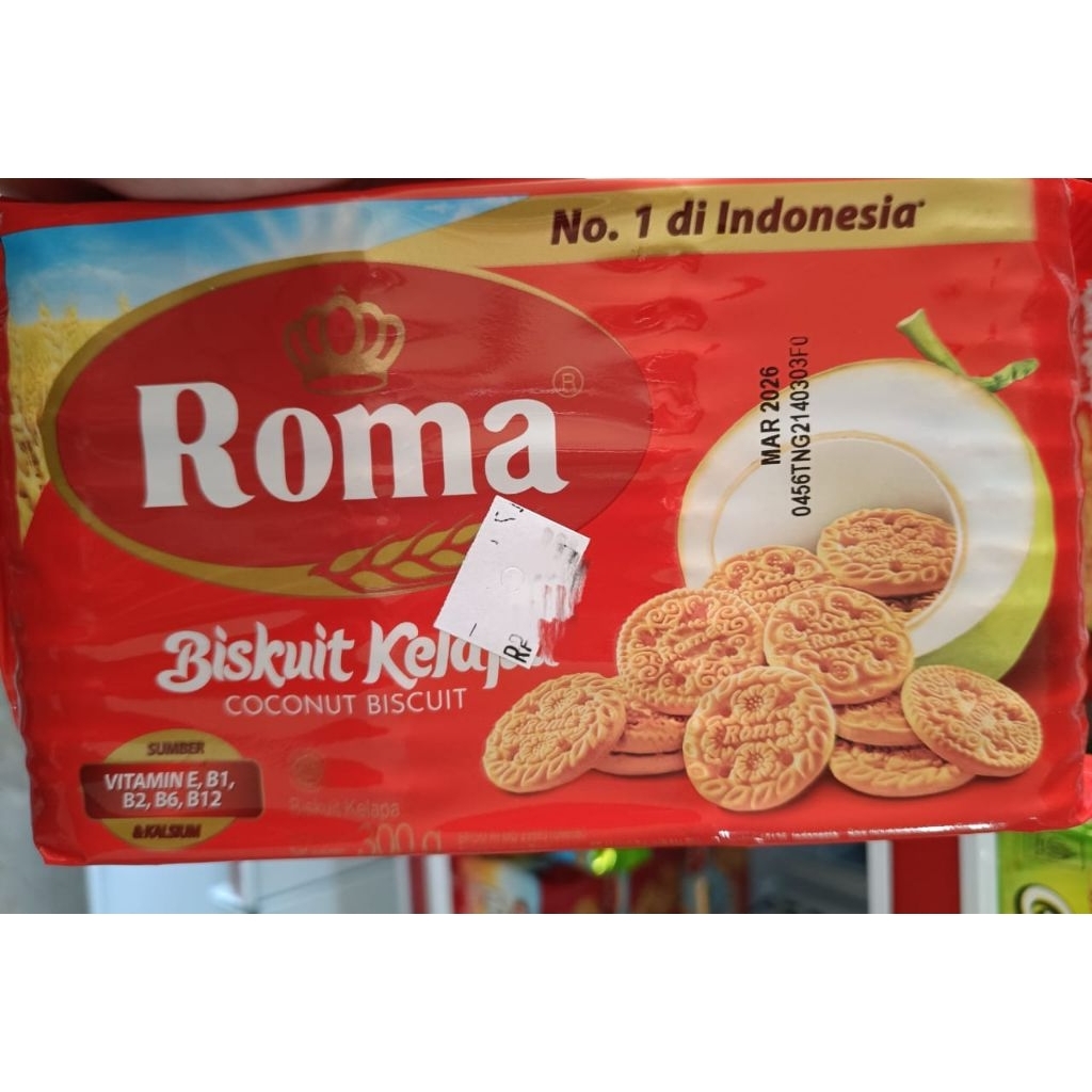 

Biskuit Roma renyah gurih