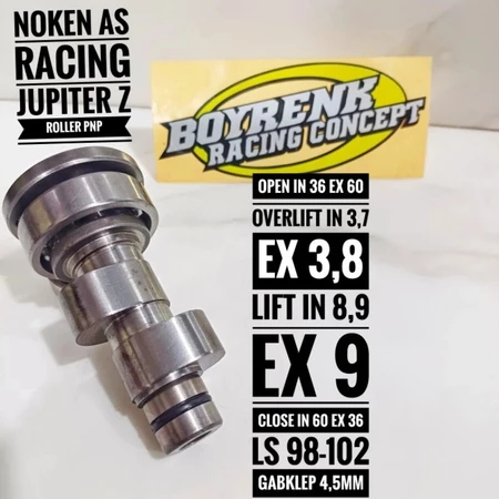NOKEN AS RACING JUPITER Z VEGA R NEW CAM ROLLER PNP 130CC 150CC 200CC - BOYRENK RACING