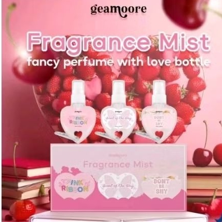 CYRA OFFICIAL GEAMOORE EDP LOVE BOTTLE FANCY SERIES PARFUME WANITA READY STOCK FRAGRANCE MIST