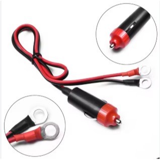 Kabel untuk Inverter DC 12V ke AC 220 Volt di Mobil Socket Lighter / Socket Lighter Korek Female Pow