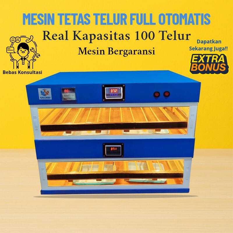 mesin penetas telur otomatis / mesin tetas telur full otomatis kapasitas 100 telur