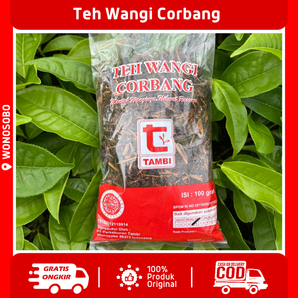 

Teh Corbang Teh Wangi Corbang Teh Tubruk Berkualitas Teh Tambi Wonosobo Paket Hemat Berat 1000 g