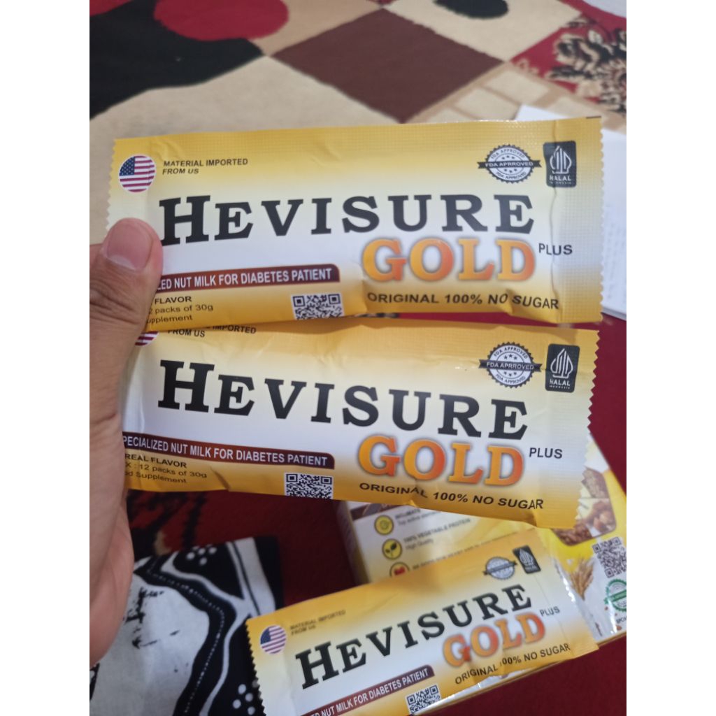 

[ PAKET 8 BOX ] HEVISURE GOLD USA ORIGINAL SUSU UNTUK DIABETES KENCING MANIS DAN GULA DARAH TINGGI