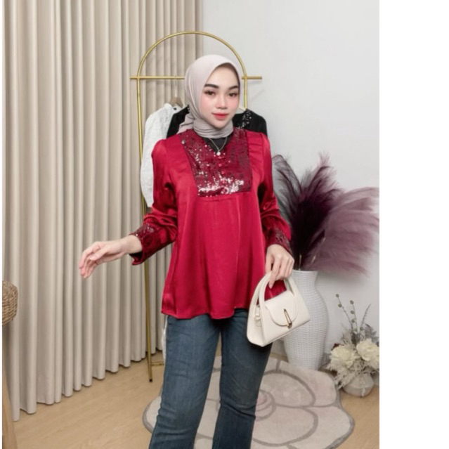 BellalunaButik - Frida Blouse Silk