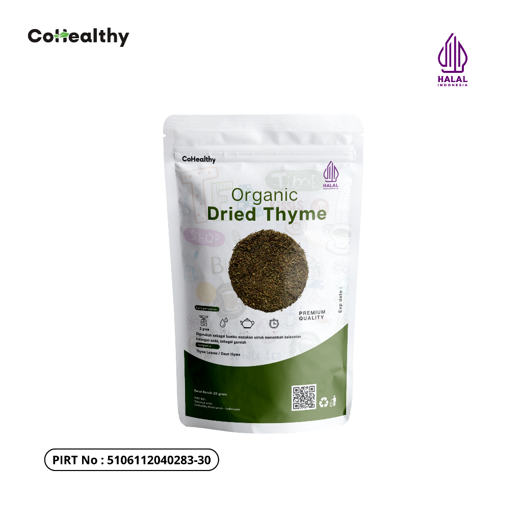 

CoHealthy Dried Thyme Leaves Daun Timi Kering Organik