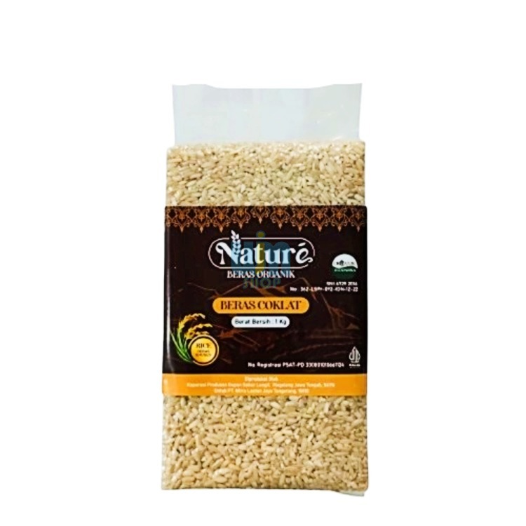 

Nature Beras Coklat Organik 1 kg – Kaya Serat & Gizi Alami - Brown Rice