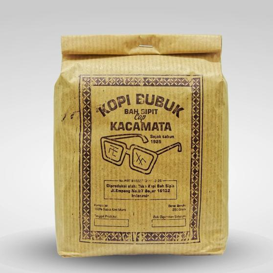 

Kopi Bubuk Bah Sipit Cap Kaca Mata 250 Gram Coffee Harum Wangi Kaya Rasa Cafe Kopi Kacamata