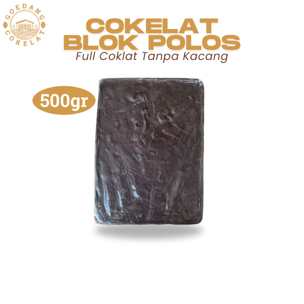 

Cokelat Blok 500gr | Cokelat Blok Polos tanpa Kacang | Bisa Dimakan Langsung ata Bahan Kue & Topping