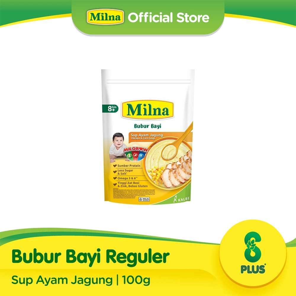 

MILNA 9+ BUBUR SUP AYAM JAGUNG MANIS 100 GR - RAJA SUSU
