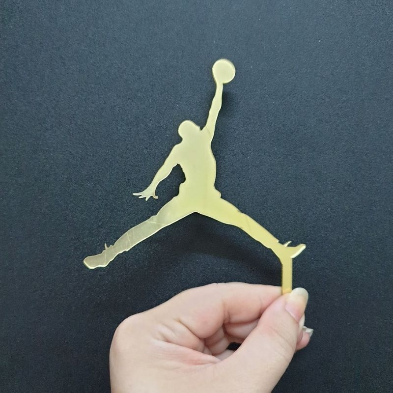 

Siluet Cake Topper Basket Akrilik Topper Cake Kue Air Jordan Basketball Slam dunk Acrylic