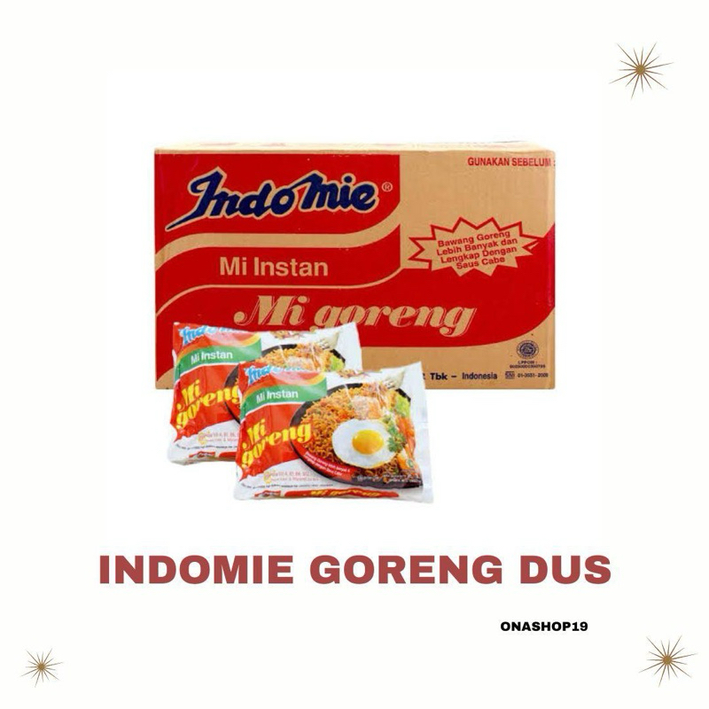 

INDOMIE GORENG 1 DUS(40 bungkus)