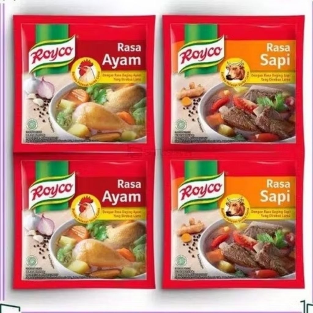 

[BN1] ROYCO bumbu penyedap 9gr kaldu AYAM SAPI sachet RENCENG ( isi 12 )