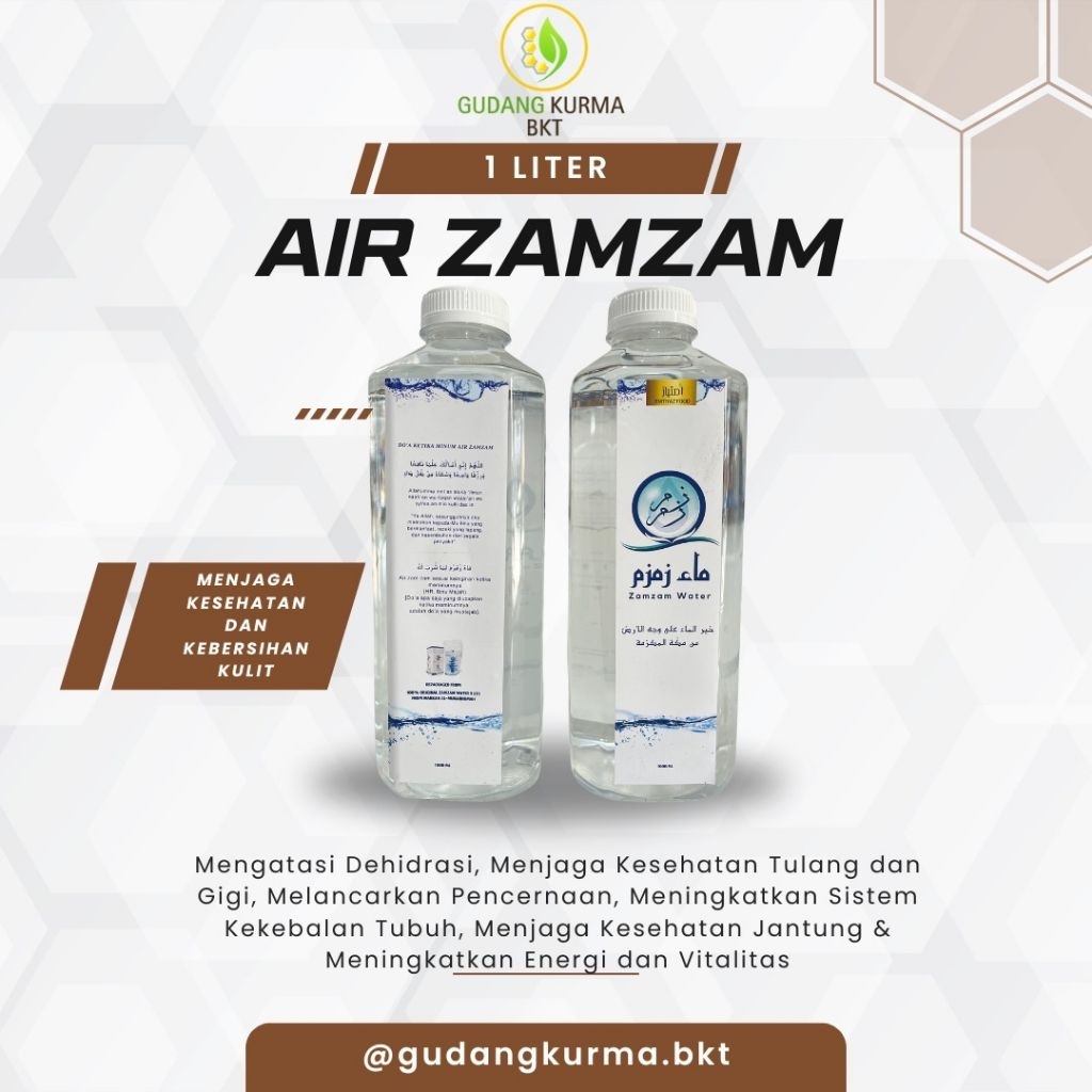 

AIR ZAM-ZAM ORIGINAL KEMASAN 1liter | Pusat oleh-oleh haji dan umroh
