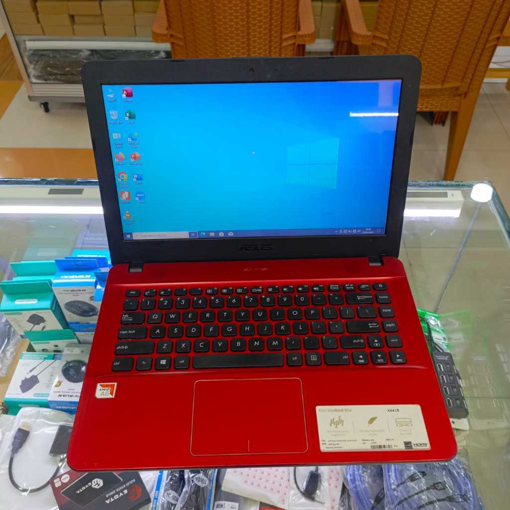 laptop leptop second/bekas AS*S X441B Processor AMD A6 RAM 4GB SSD 128GB Display 14 INC HD Kondisi T