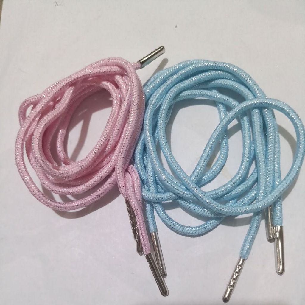 Tali sepatu bulat 3mm kepala besi