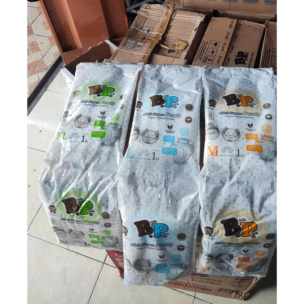 Pampers BP Celana RENCENG - Pampers dewasa isi 4pcs