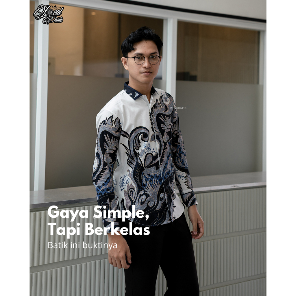 MENSBATIK - Kawung Prabakesa - MensBatik Slimfit & Berwibawa – Look Formal Pria, Adem & Anti Gerah