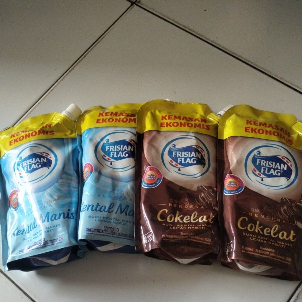 

Frisian flag krimer kental manis Putih coklat 535g