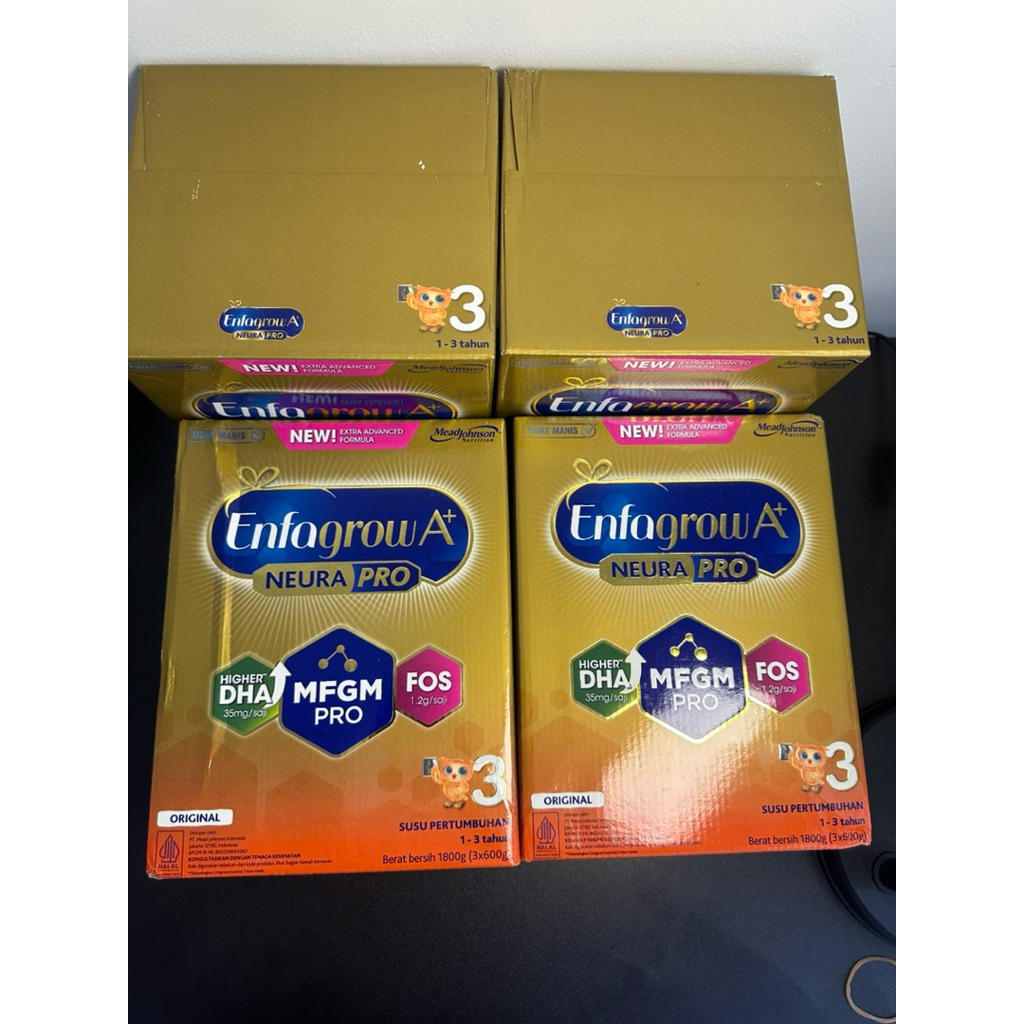 

Enfagrow A+ 3 Susu Formula Anak 1 - 3 Tahun Original Plain 1800 gr