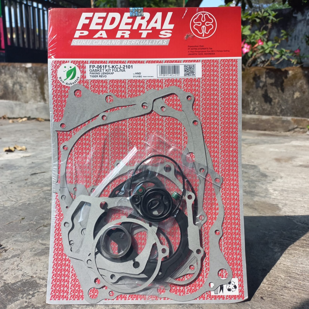 PAKING FULL SET TIGER PACKING GASKET TIGER REVO MEGAPRO GL TIPE KCJ FEDERAL PARTS KWALITAS ORI