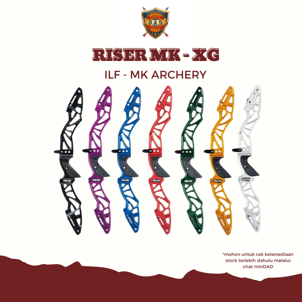 RISER MK - XG 25 ILF RECURVE BOW / RISER RECURVE MK / RISER PANAHAN / HANDLE ILF MK ARCHERY