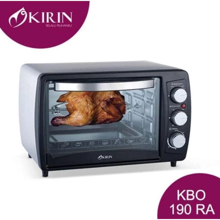 Kirin Oven 19 Liter KBO-190RA | Oven Listrik Kirin 19L KBO190RA