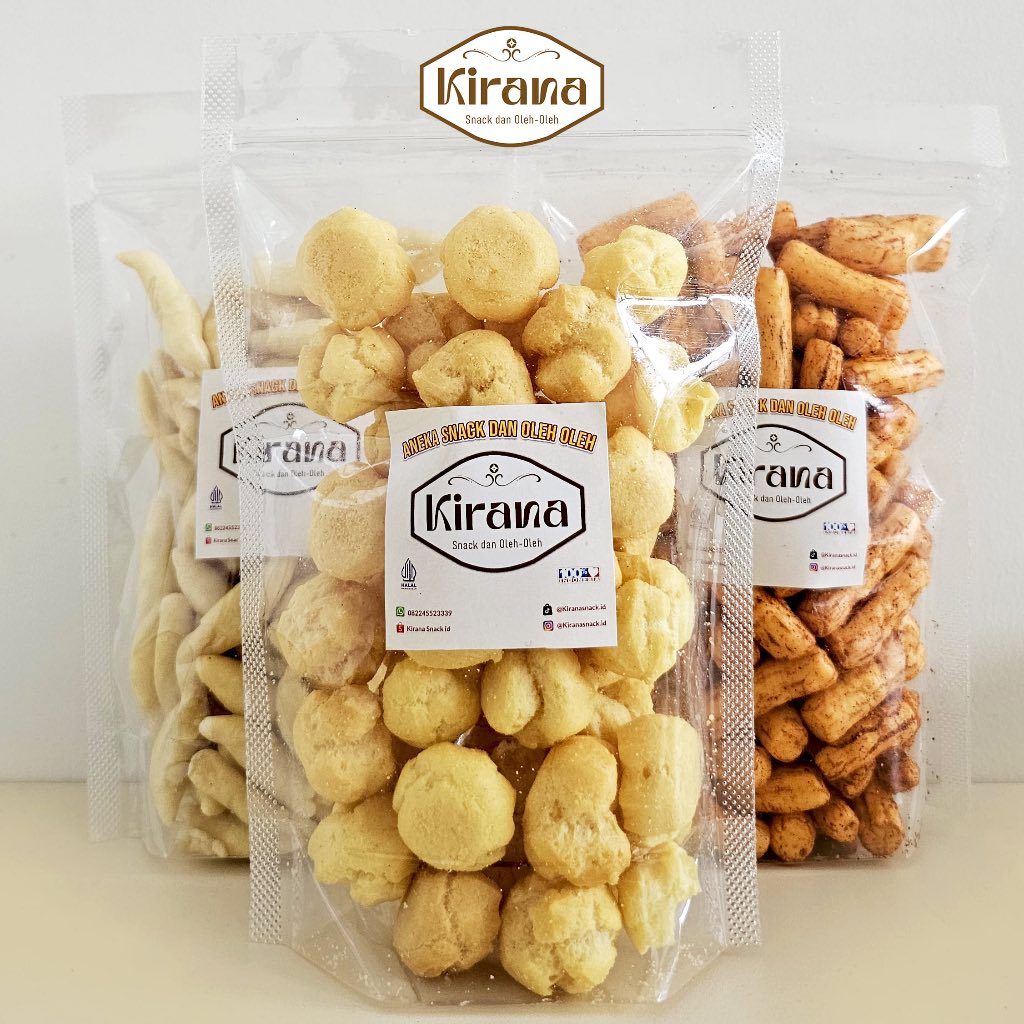 

KiranaSnackGrosir - Snack Kiloan Soes Kering Original 100gr - Snack Kiloan/Soes Coklat/Kembang Ribut