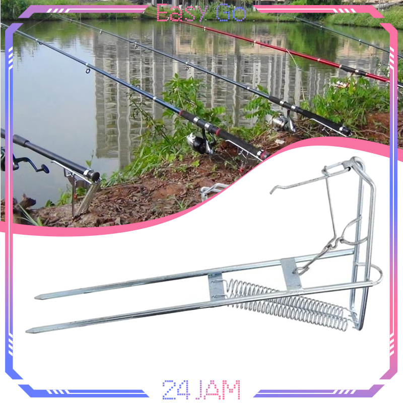 1set Cagak Joran Pancing Otomatis Spring Lifting Dudukan Pancing Joran Bracket Joran Pancing Stand H