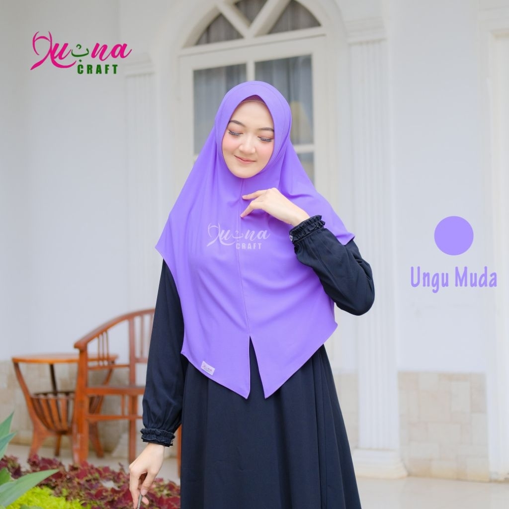 Hijab Jilbab Instan Piramida Size M homemade by Lubna Craft