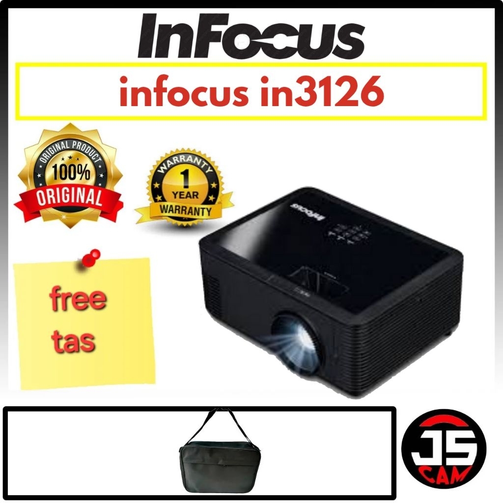 PROYEKTOR INFOCUS IN3126 WXGA 4000 LUMENS
