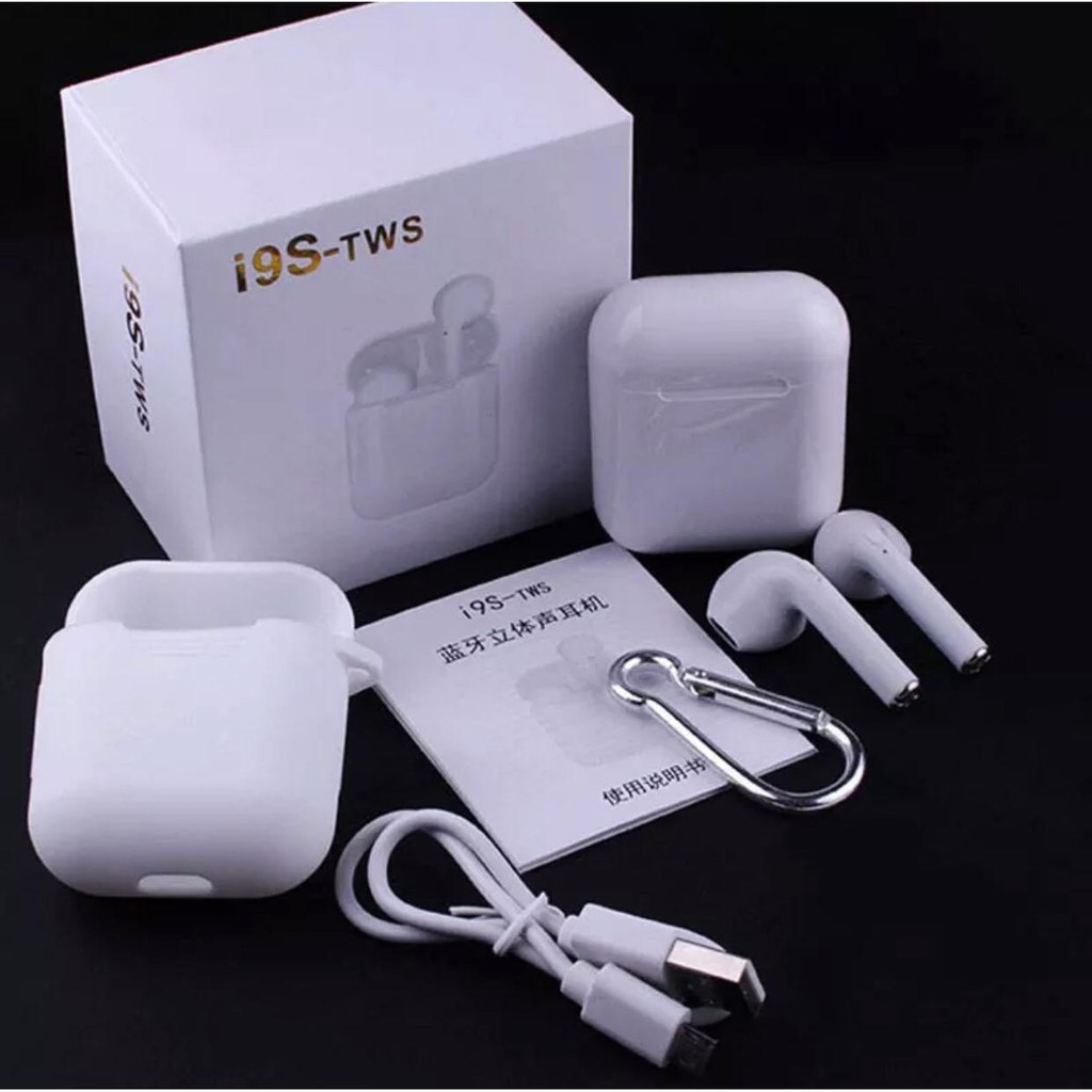 HANDSFREE BLUETOOTH TWS 5.3 i9S - HEADSET BLUETOOTH I9S - TWS I9S TERBARU FULL BASS